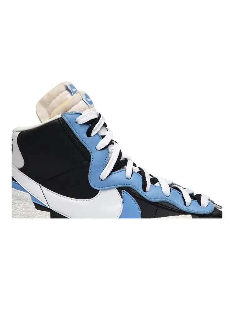 Кроссовки Nike x sacai Blazer Mid 'Black Blue' — изображение 2 из 4, синий