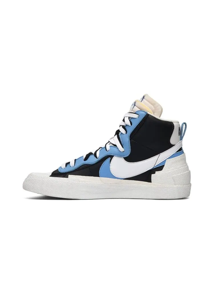 Кроссовки Nike x sacai Blazer Mid 'Black Blue' — изображение 3 из 4, синий