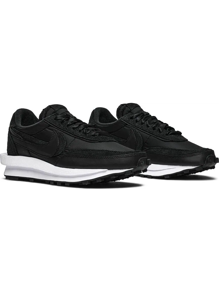 Кроссовки Nike sacai x LDWaffle 'Black Nylon' — изображение 8 из 8, черный