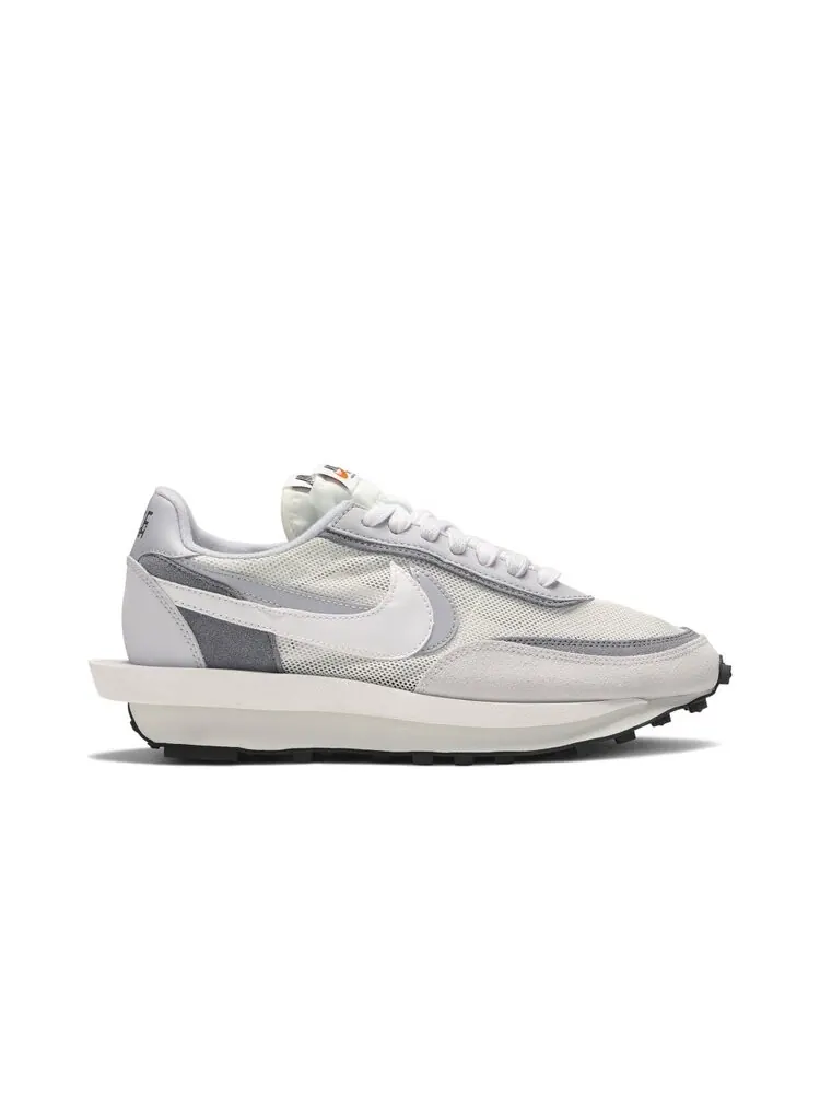 Кроссовки Nike sacai x LDWaffle 'Summit White' — изображение 1 из 4, серый