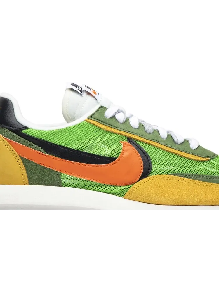 Кроссовки Nike sacai x LDWaffle 'Green Gusto' — изображение 2 из 8, зеленый
