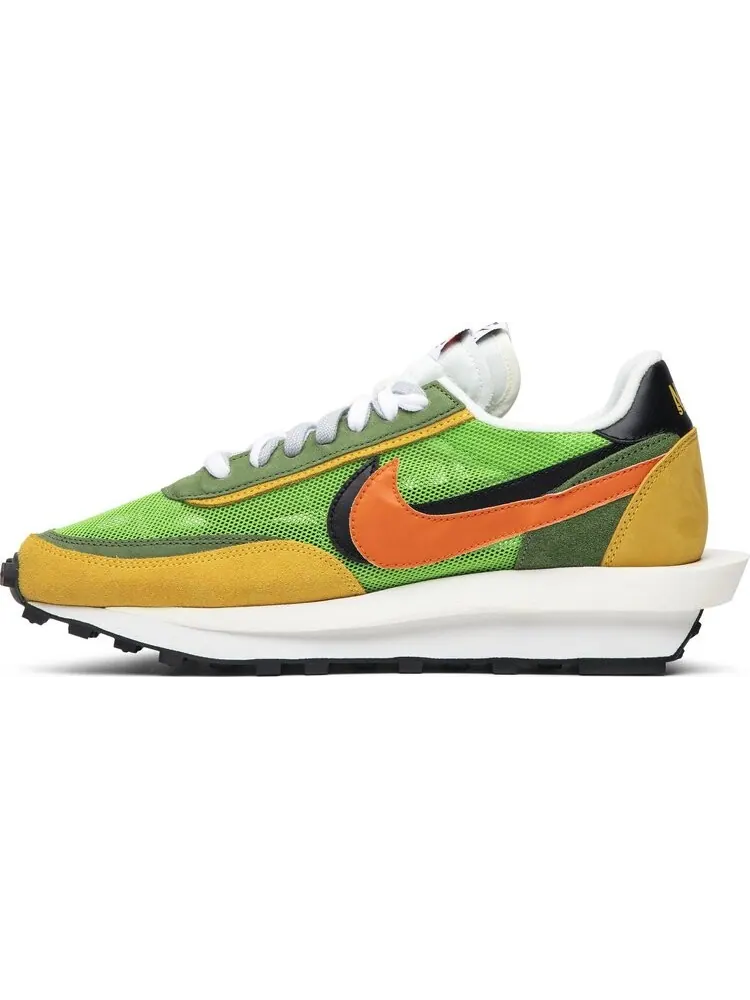 Кроссовки Nike sacai x LDWaffle 'Green Gusto' — изображение 3 из 8, зеленый