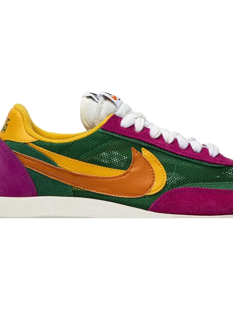 Кроссовки Nike sacai x LDWaffle 'Pine Green' — изображение 2 из 8, розовый