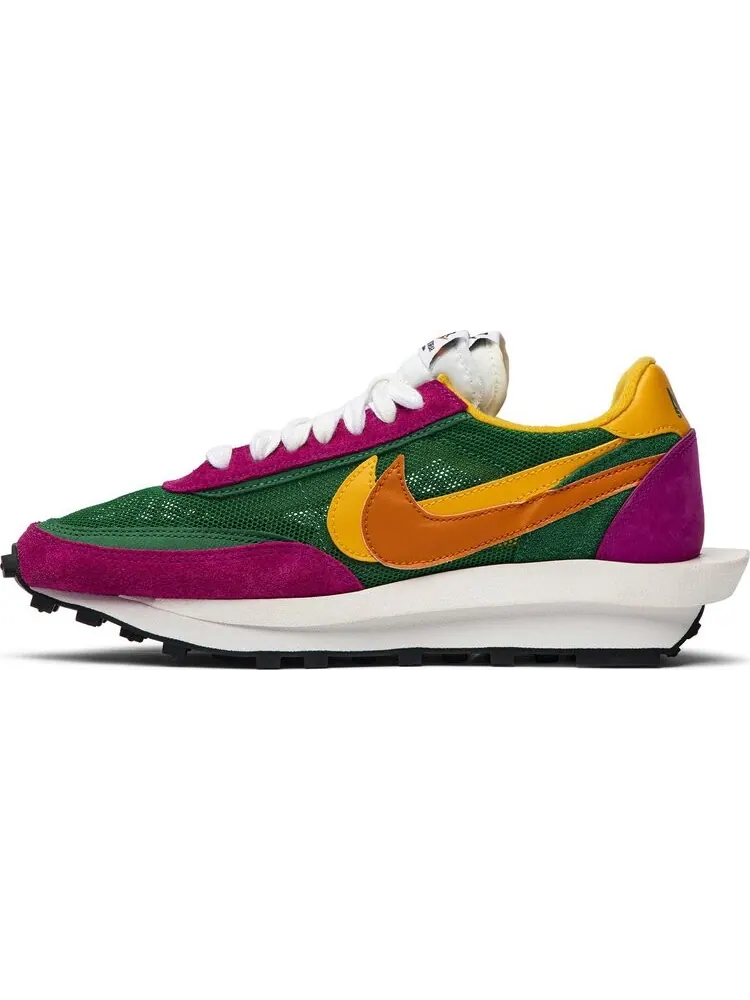 Кроссовки Nike sacai x LDWaffle 'Pine Green' — изображение 3 из 8, розовый