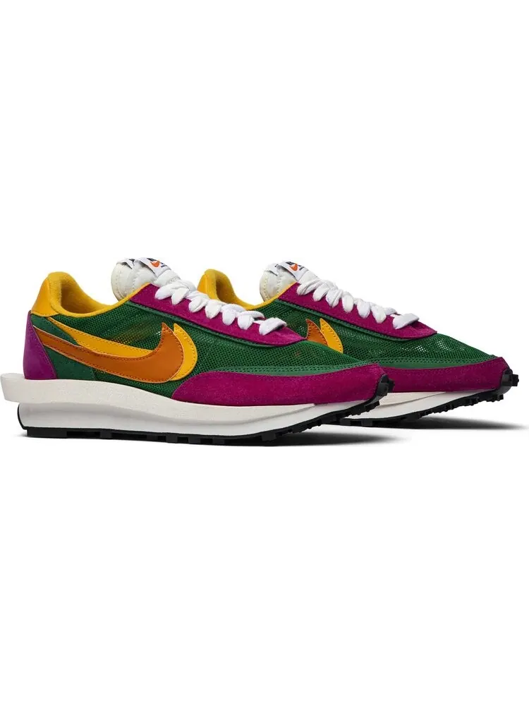 Кроссовки Nike sacai x LDWaffle 'Pine Green' — изображение 8 из 8, розовый