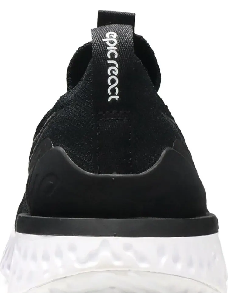 Кроссовки Nike Wmns Epic Phantom React Flyknit 'Black' — изображение 7 из 8, черный