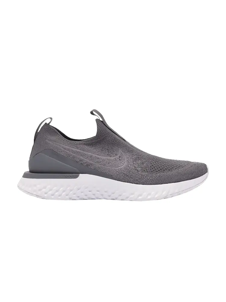 Кроссовки Wmns Epic Phantom React Flyknit 'Gunsmoke' — изображение 1 из 1, дымчатый серый