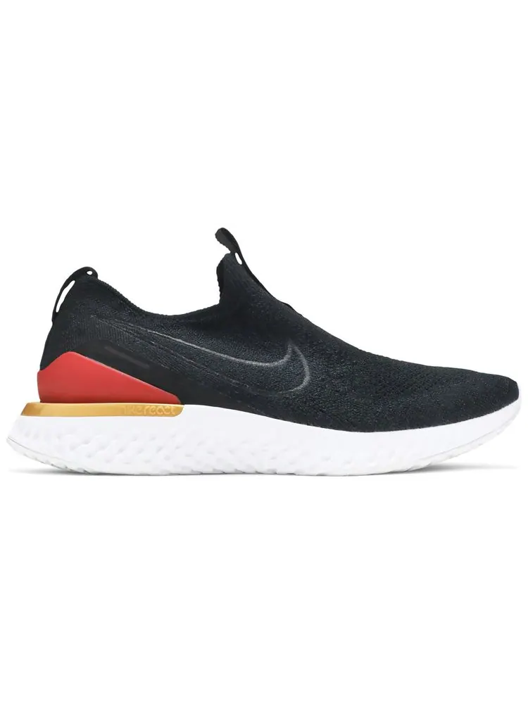 Кроссовки Nike Wmns Epic Phantom React Flyknit 'Black University Red' — изображение 1 из 8, черный