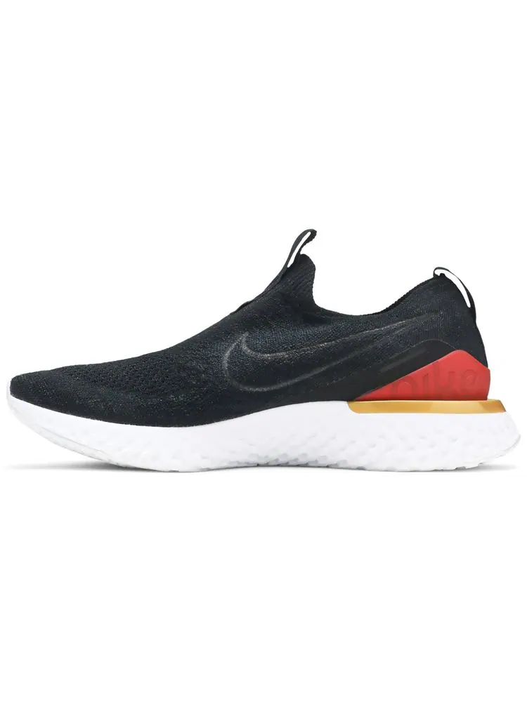 Кроссовки Nike Wmns Epic Phantom React Flyknit 'Black University Red' — изображение 3 из 8, черный