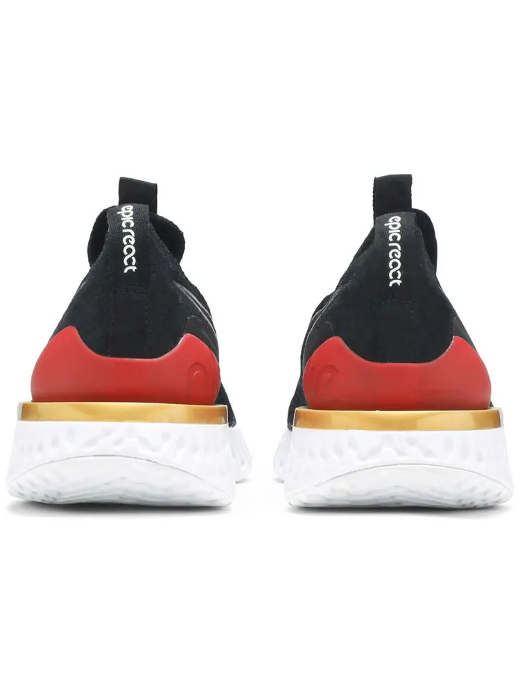 Кроссовки Nike Wmns Epic Phantom React Flyknit 'Black University Red' — изображение 6 из 8, черный