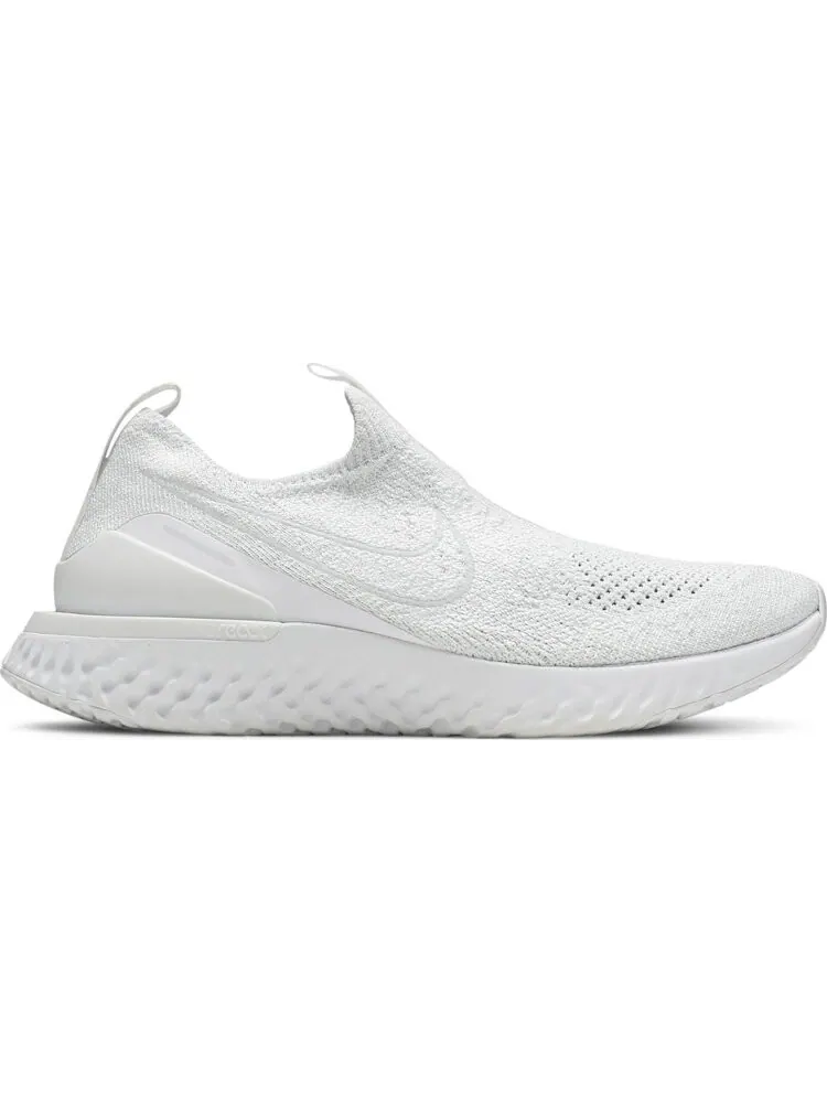 Кроссовки Nike Wmns Epic Phantom React Flyknit 'Triple White' — изображение 1 из 8, белый