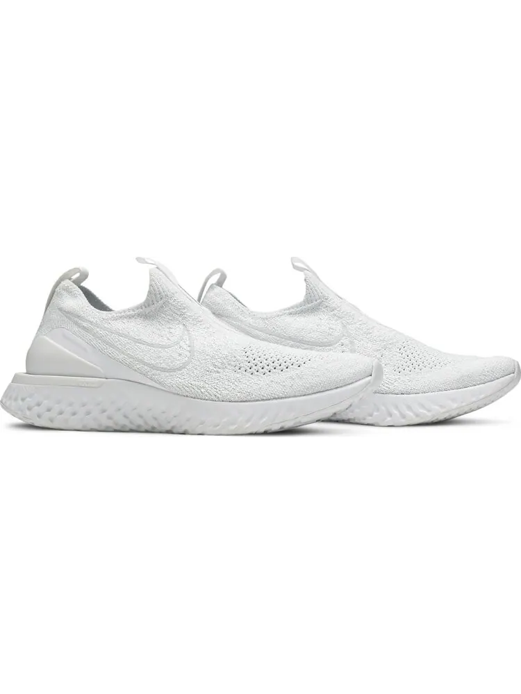 Кроссовки Nike Wmns Epic Phantom React Flyknit 'Triple White' — изображение 8 из 8, белый
