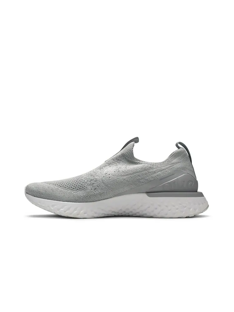 Кроссовки Epic Phantom React Flyknit 'Wolf Grey' — изображение 3 из 8, серый