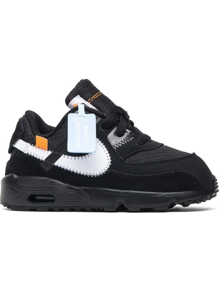 Кроссовки Nike Off-White x Air Max 90 TD 'Black' — изображение 1 из 8, черный