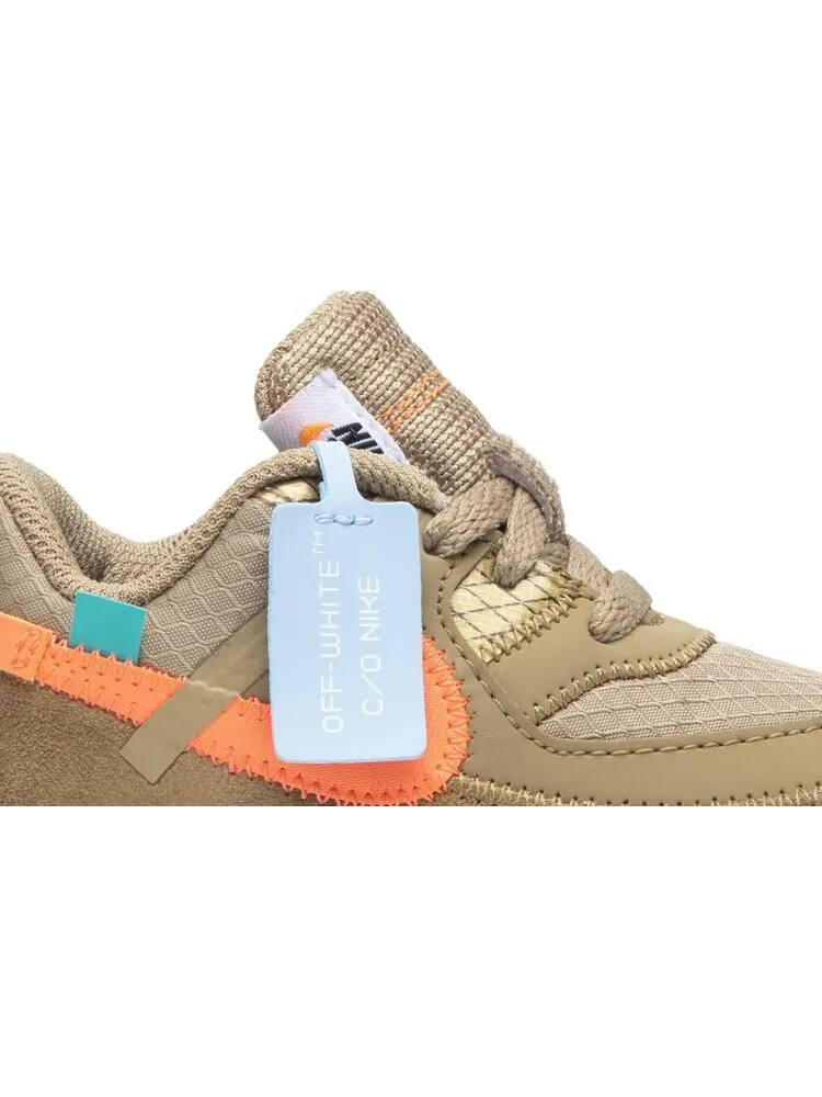 Кроссовки Nike Off-White x Air Max 90 TD 'Desert Ore' — изображение 2 из 8, загар