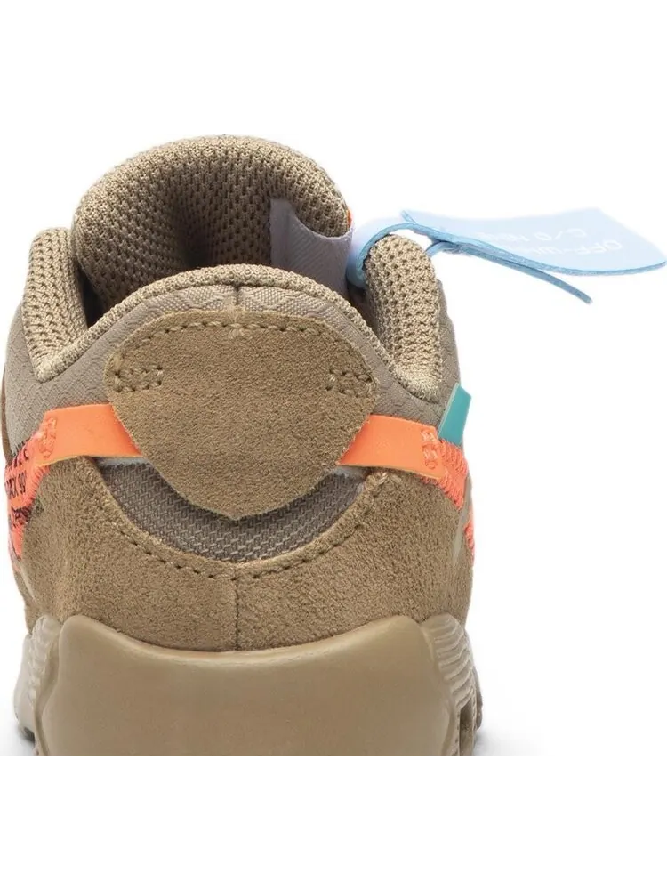 Кроссовки Nike Off-White x Air Max 90 TD 'Desert Ore' — изображение 7 из 8, загар
