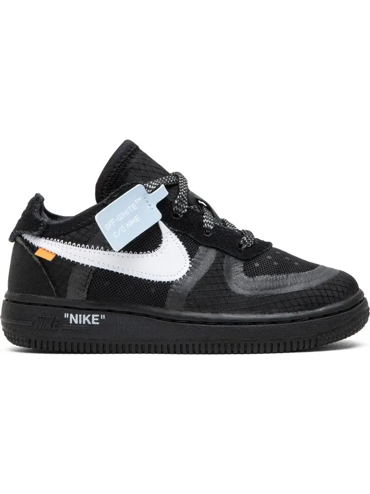 Кроссовки Nike Off-White x Air Force 1 Low TD 'Black' — изображение 1 из 8, черный