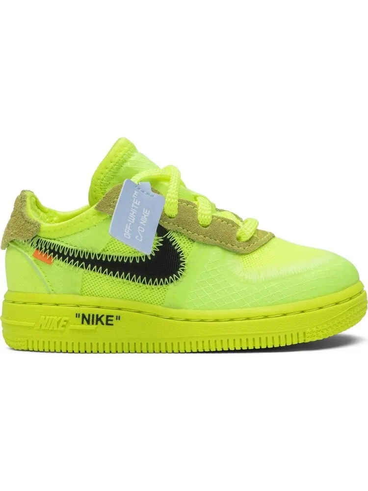 Кроссовки Nike Off-White x Air Force 1 Low TD 'Volt' — изображение 1 из 8, желтый