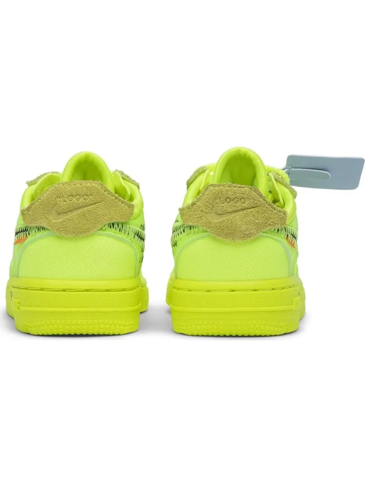 Кроссовки Nike Off-White x Air Force 1 Low TD 'Volt' — изображение 6 из 8, желтый