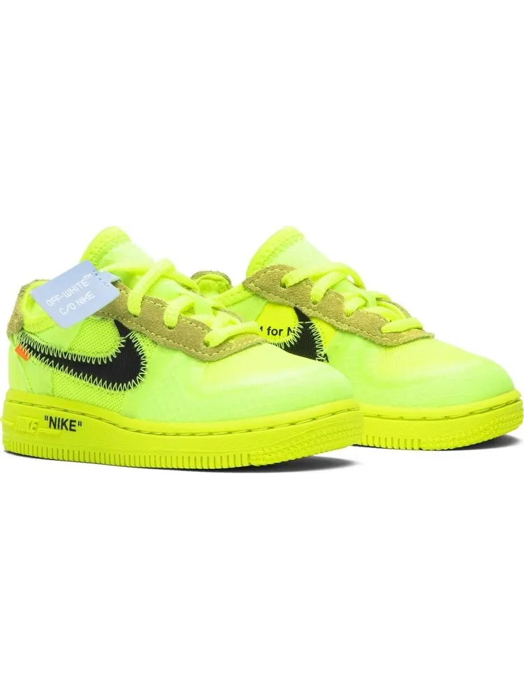 Кроссовки Nike Off-White x Air Force 1 Low TD 'Volt' — изображение 8 из 8, желтый