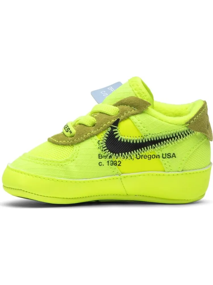 Кроссовки Nike Off-White x Air Force 1 Low CB 'Volt' — изображение 3 из 8, желтый