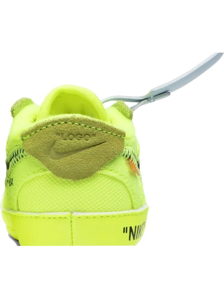 Кроссовки Nike Off-White x Air Force 1 Low CB 'Volt' — изображение 7 из 8, желтый