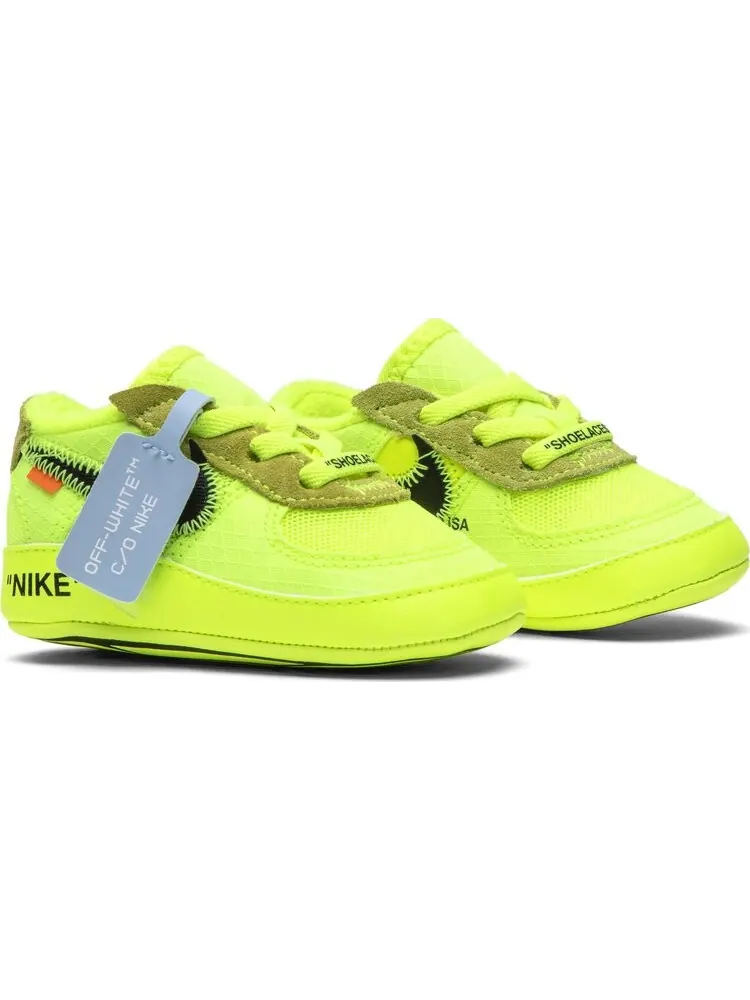 Кроссовки Nike Off-White x Air Force 1 Low CB 'Volt' — изображение 8 из 8, желтый