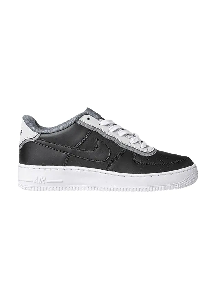 Кроссовки Nike Air Force 1 Low GS 'Double Layer - Black Platinum' — изображение 1 из 1, черный/платиновый/серый