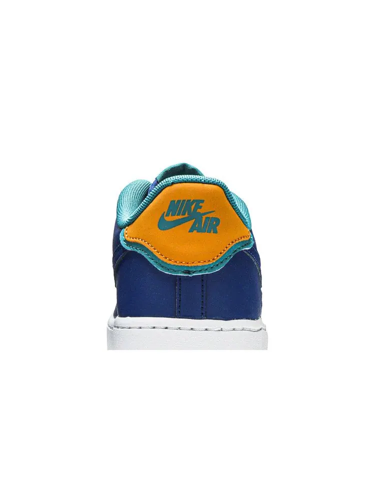 Кроссовки Nike Air Force 1 Low LV8 GS 'Double Layered - Indigo Force' — изображение 8 из 9, индиго/золотистый