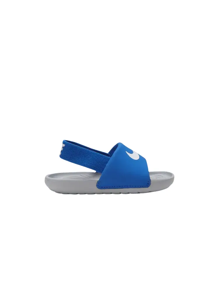 Сандалии Nike Kawa Slide TD 'Hyper Cobalt Grey' — изображение 1 из 9, серый/белый