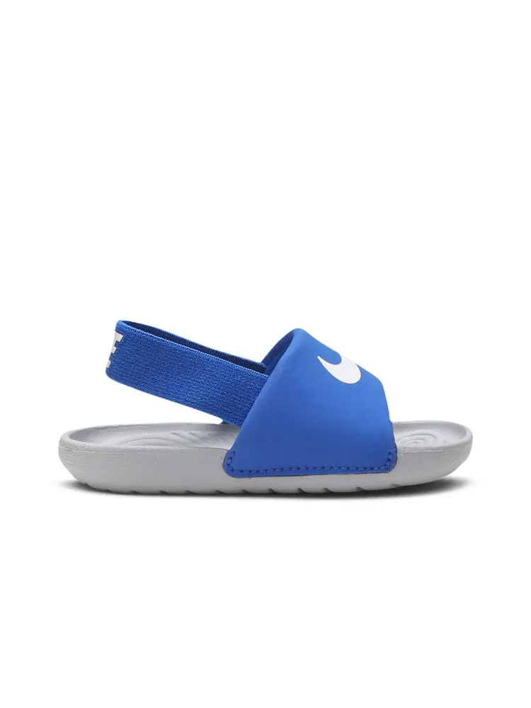 Сандалии Nike Kawa Slide TD 'Hyper Cobalt Grey' — изображение 2 из 9, серый/белый