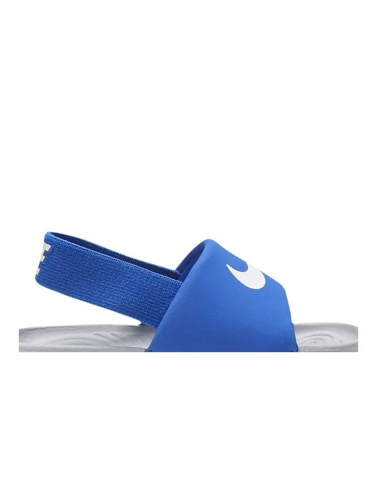 Сандалии Nike Kawa Slide TD 'Hyper Cobalt Grey' — изображение 3 из 9, серый/белый