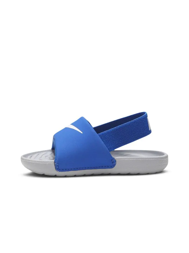 Сандалии Nike Kawa Slide TD 'Hyper Cobalt Grey' — изображение 4 из 9, серый/белый