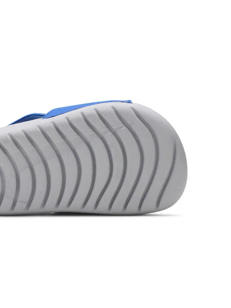 Сандалии Nike Kawa Slide TD 'Hyper Cobalt Grey' — изображение 6 из 9, серый/белый