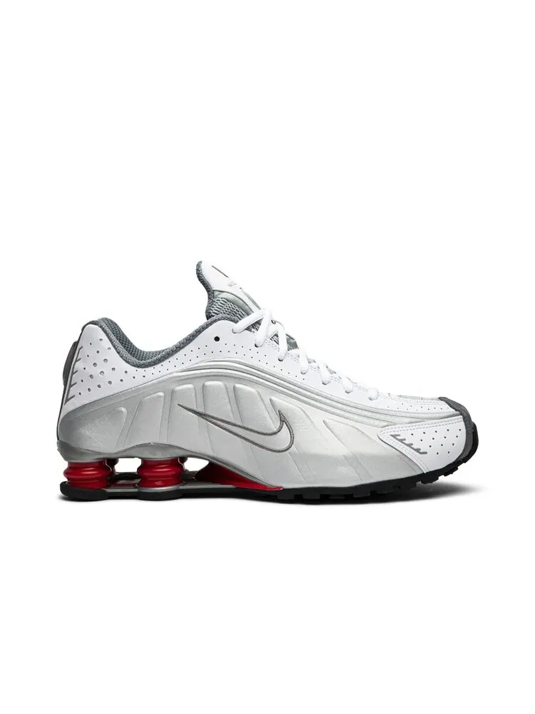 Кроссовки Nike Shox R4 Retro 'Comet Red' 2019 — изображение 1 из 4, белый