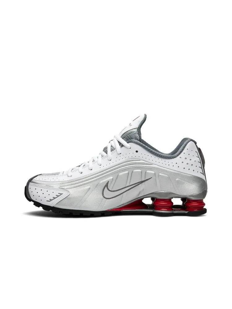 Кроссовки Nike Shox R4 Retro 'Comet Red' 2019 — изображение 3 из 4, белый