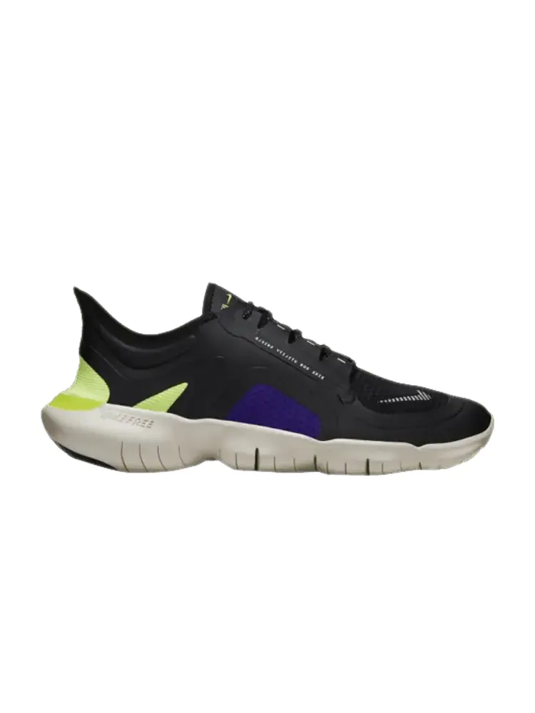 Кроссовки Free RN 5.0 Shield 'Black Voltage Purple' — изображение 1 из 1, черный фиолетовый