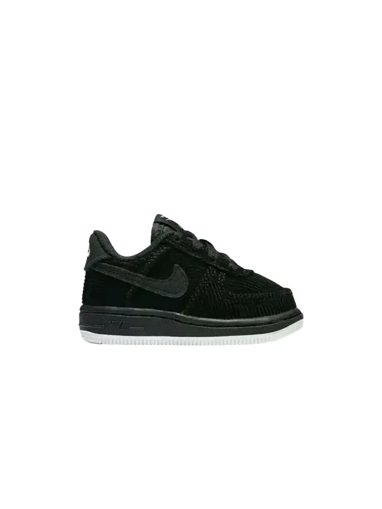 Кроссовки Nike Force 1 LV8 Style TD 'Black Corduroy' — изображение 1 из 1, черный/черный/белый