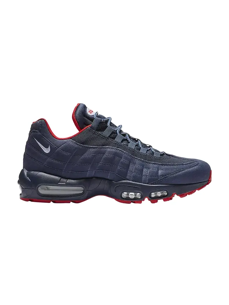 Кроссовки Nike Air Max 95 Premium 'Navy Red' — изображение 1 из 1, синий