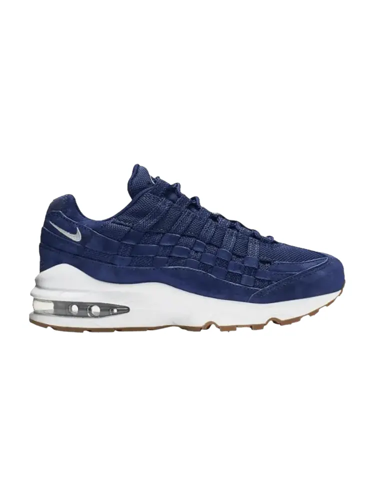 Кроссовки Nike Air Max 95 Woven GS 'Blue Void' — изображение 1 из 1, синий/серый