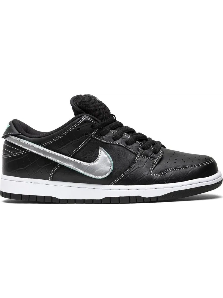 Кроссовки Nike Diamond Supply Co. x Dunk Low Pro SB 'Black Diamond' — изображение 1 из 8, черный