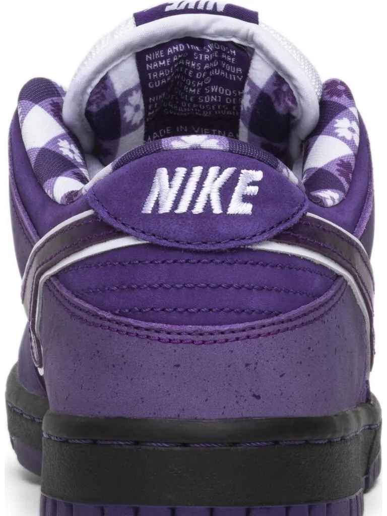 Лимитированные кроссовки Nike Concepts x Dunk Low SB 'Purple Lobster' Special Box — изображение 7 из 8, фиолетовый