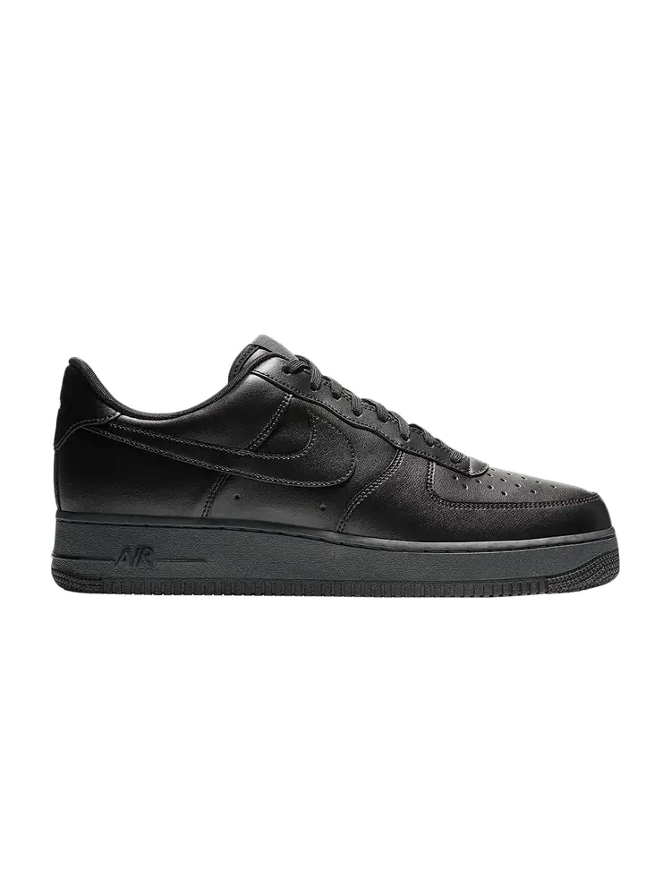Кроссовки Nike Air Force 1 Flyleather 'Black' — изображение 1 из 1, черный
