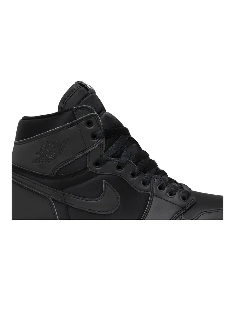 Кроссовки Air Jordan Rox Brown x Wmns Air Jordan 1 Retro High OG 'Black' — изображение 2 из 4, черный