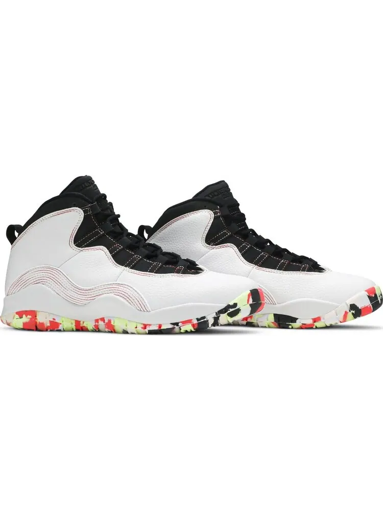 Кроссовки Air Jordan 10 Retro SE GS Ember Glow — изображение 8 из 8, белый