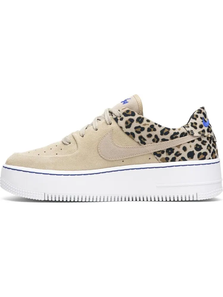 Кроссовки Nike Wmns Air Force 1 Sage Low Premium 'Leopard' — изображение 3 из 8, загар