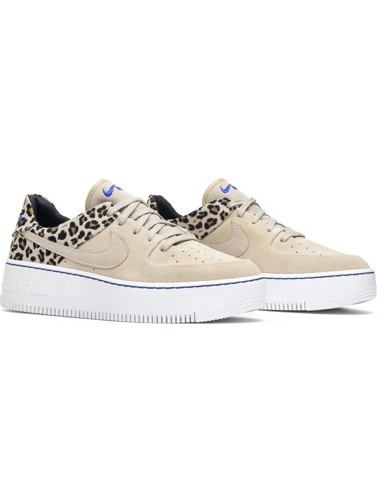 Кроссовки Nike Wmns Air Force 1 Sage Low Premium 'Leopard' — изображение 8 из 8, загар