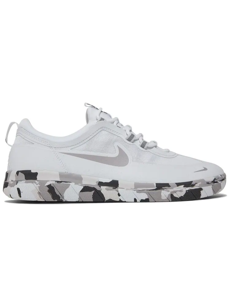 Кроссовки Nike Nyjah Free 2 SB 'White Grey Camo' — изображение 1 из 8, белый