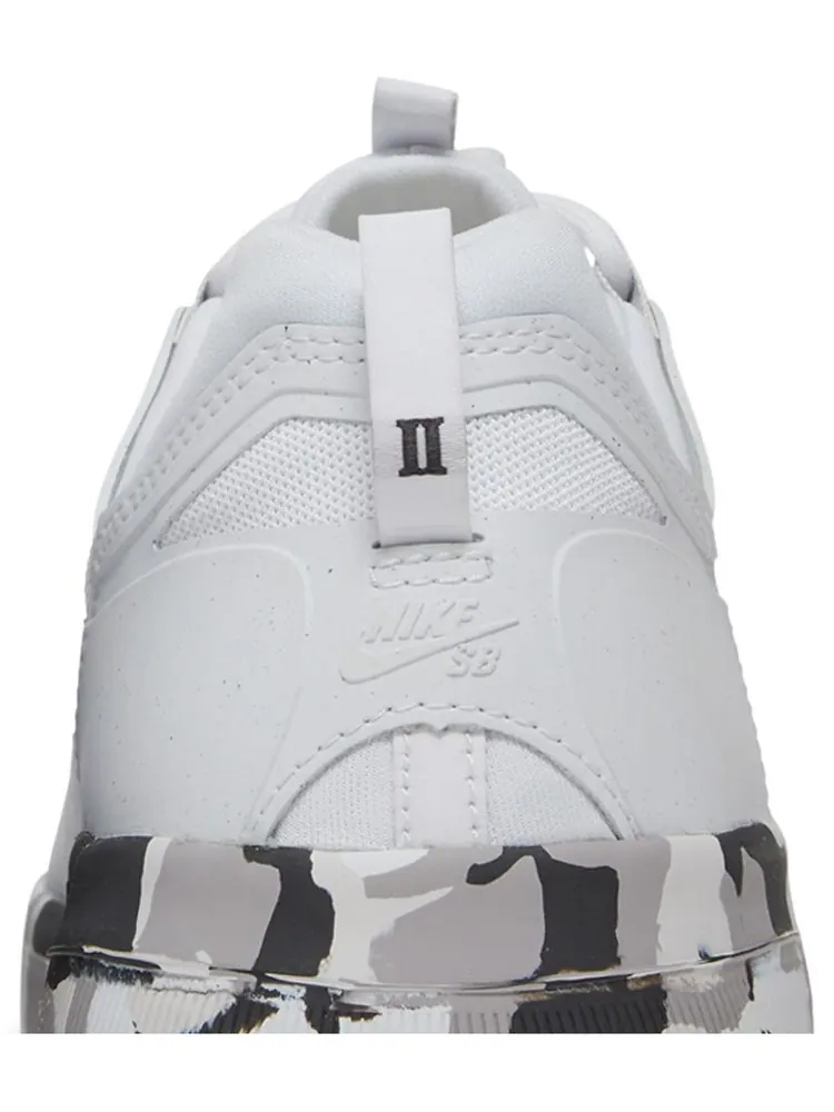 Кроссовки Nike Nyjah Free 2 SB 'White Grey Camo' — изображение 7 из 8, белый