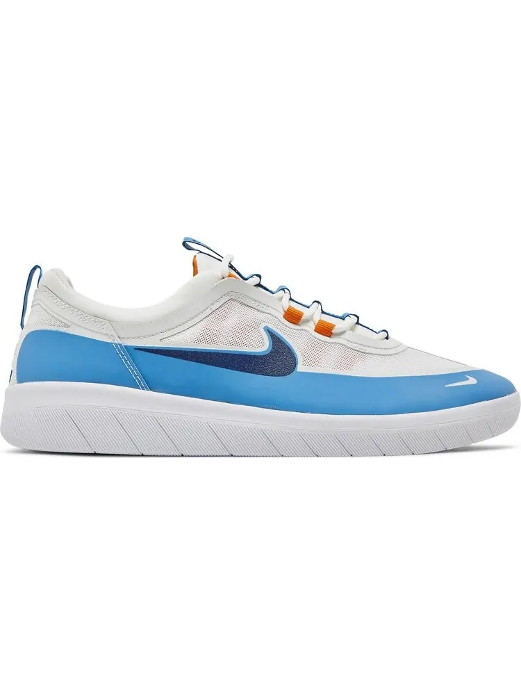 Кроссовки Nike Nyjah Free 2 SB 'White Dutch Blue' — изображение 1 из 8, белый